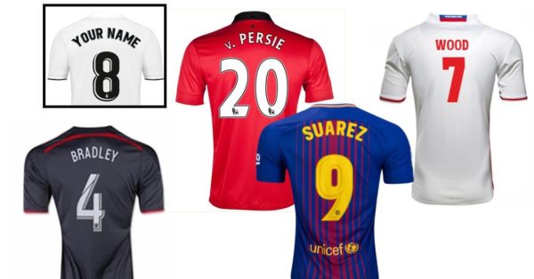 Football Shirt Printing Exeter