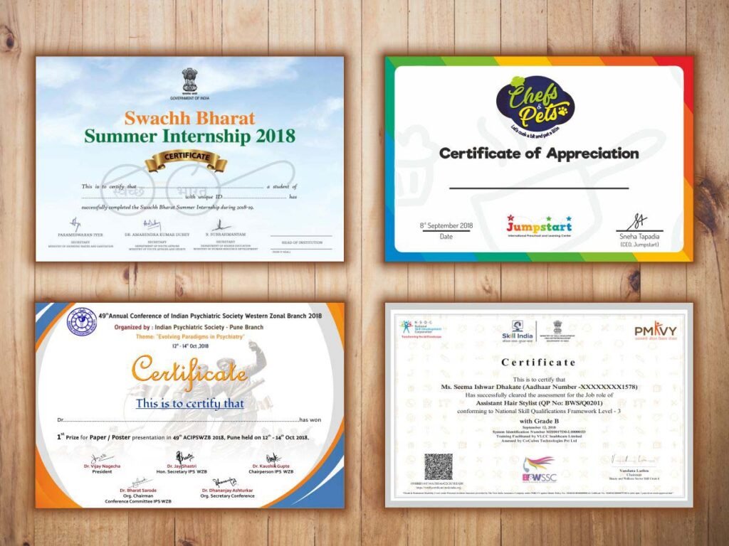 Certificate Printing Exeter